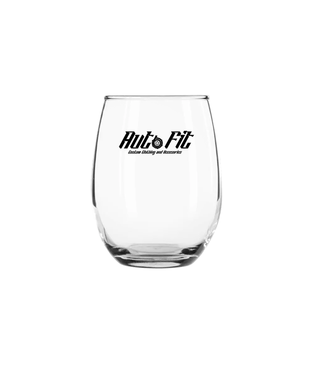 Custom Stemless Wine Glass