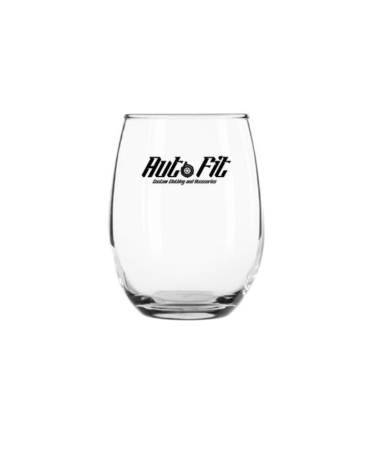 Custom Stemless Wine Glass