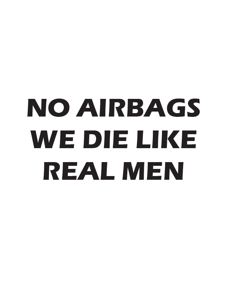 Sticker - No Airbags