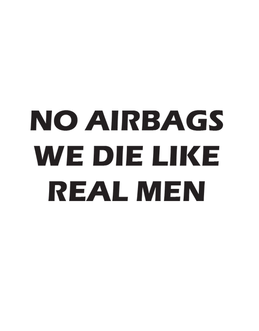 Sticker - No Airbags